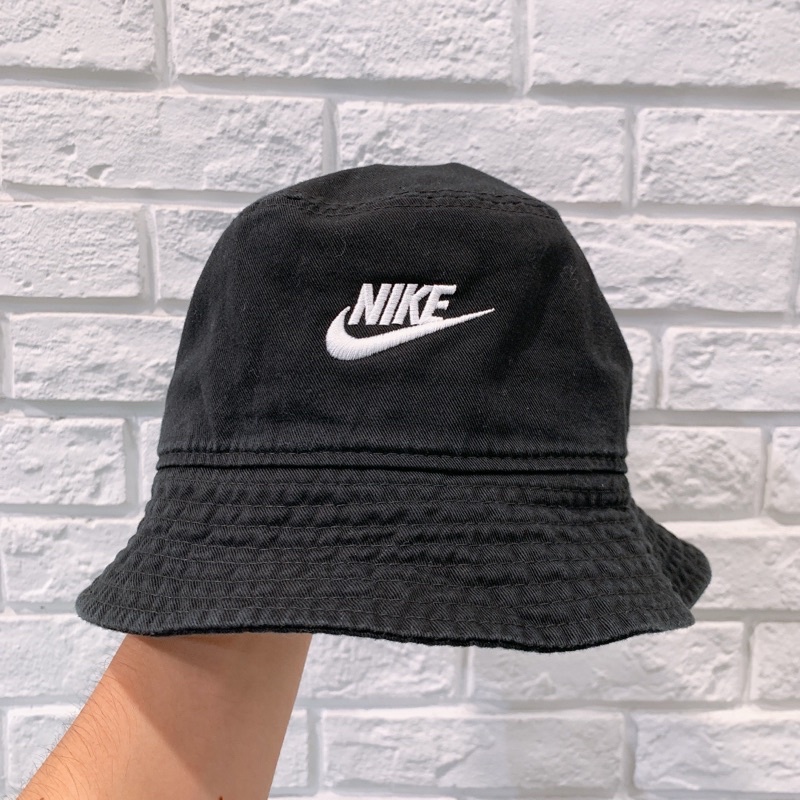 【lujiu_shop】Nike 刺繡 logo 漁夫帽 黑色 DC3967-010