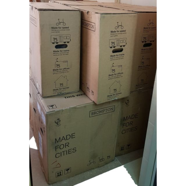 brompton cardboard box