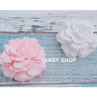 B42【TANSY SHOP】翻糖模具滿三件打八折！ 植物 單朵康乃馨 石膏 矽膠矽膠模具 皂模 翻糖DIY烘焙工具