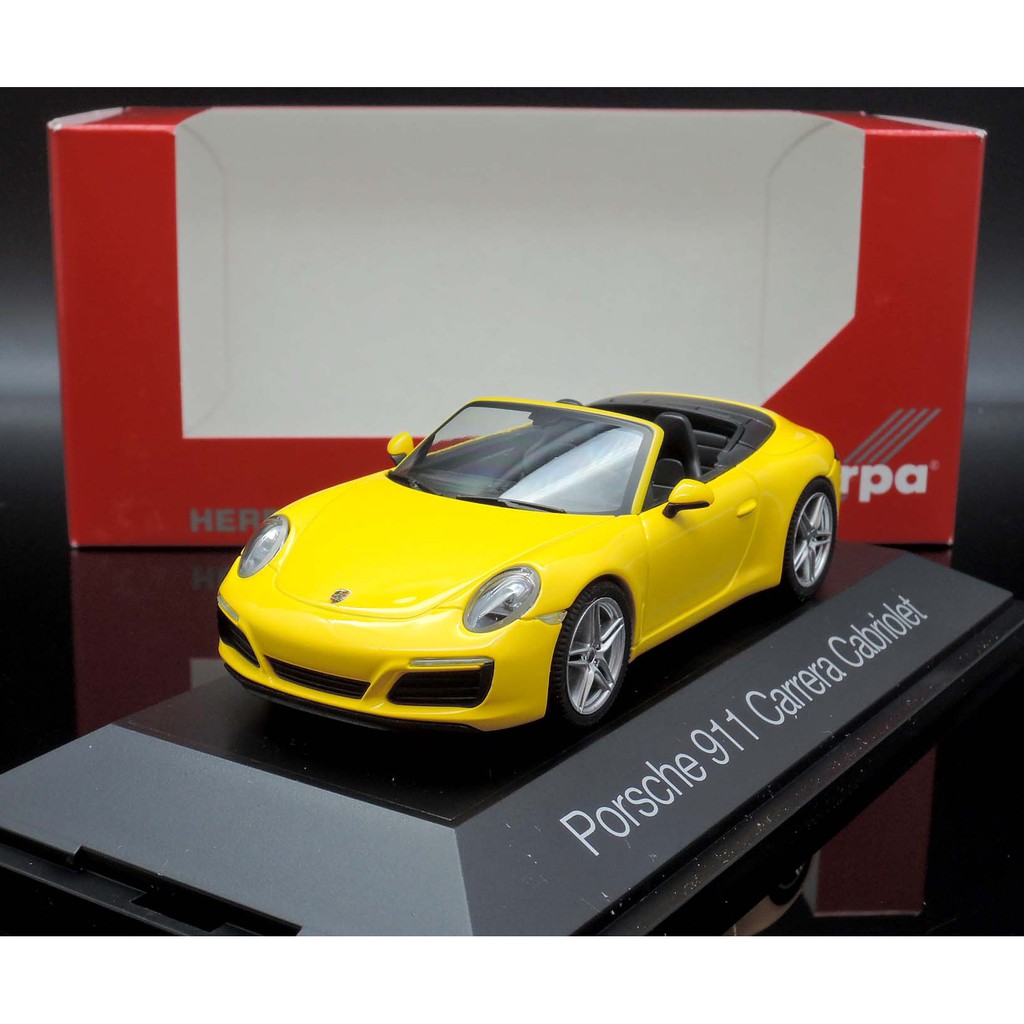 【MASH】[現貨特價]  Herpa 1/43 Porsche 911 (991) Carrera Cabriolet
