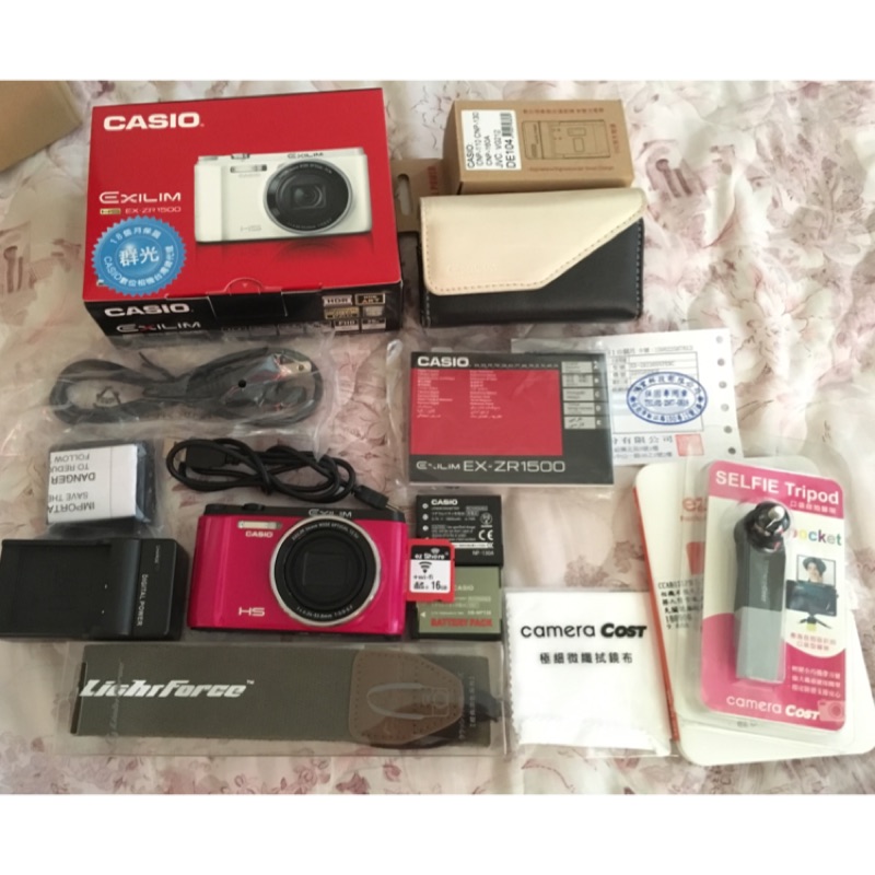 Casio Zr1500 桃 二手相機 全配 女用機📷 可議價