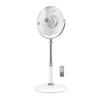 中央牌 kds-142sr(白色) 14吋dc節能內旋式遙控型9段式循環立扇-塑膠葉片 廠商直送