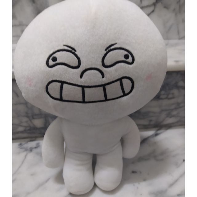 Line饅頭人 賊笑 表情包玩偶娃娃 蝦皮購物