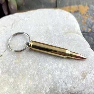 美國 Bullet 223 步槍子彈鑰匙圈（金屬黃銅復古造型創意鑰匙扣 潮牌潮流個性質感鑰匙吊飾掛飾 男生男用生存遊戲