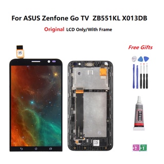 原廠帶邊框螢幕總成兼容華碩ASUS ZenFone GO TV ZB551KL X013D 屏幕總成 液晶銀幕