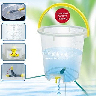 【AC草影】UP 雅柏 水質滴流緩衝水桶（6L）【一個】補水桶 魚缸補水 換水水桶 魚缸換水 水族箱加水 補水器