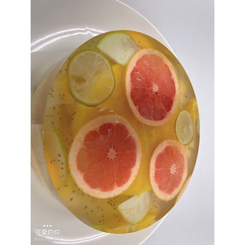 水晶素食蒟蒻水果凍蛋糕