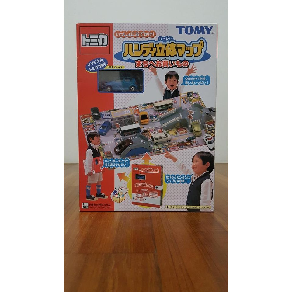 日本TOMY TOMICA 3D立體地圖城市樂 多美小汽車