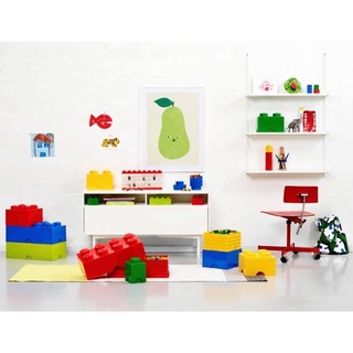 LEGO 樂高 Storage Brick 積木收納盒 1x1/1x2/2x4 藍/黑/黃