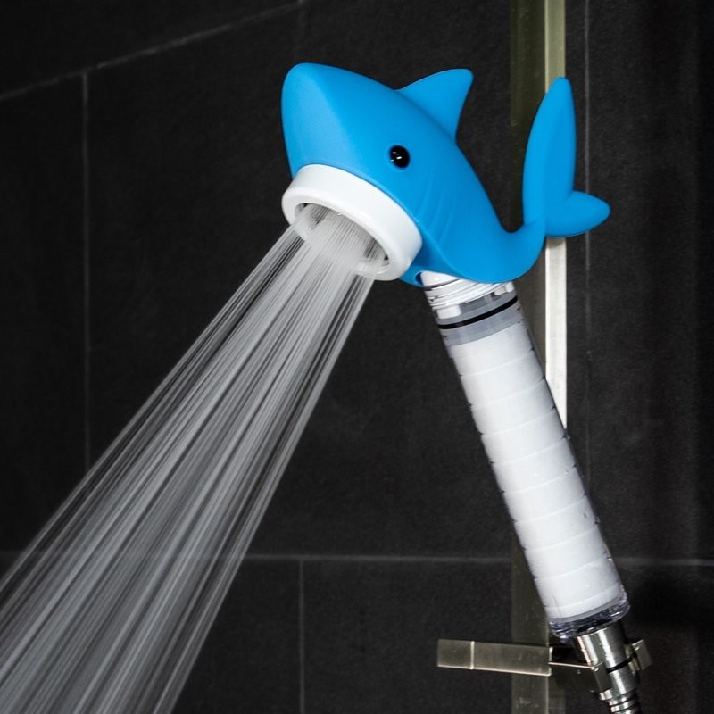 【Aroma Sense】現貨 兒童蓮蓬頭  PR-KIDS 鯊魚造型寶寶 花灑🦈 2色可選 過濾 浴室 衛浴 洗澡