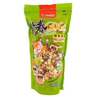 *COCO*營養GOGO寵物鼠飼料400g(綜合蔬菜)//楓葉鼠、布丁、黃金、銀狐、老公公等小動物主食