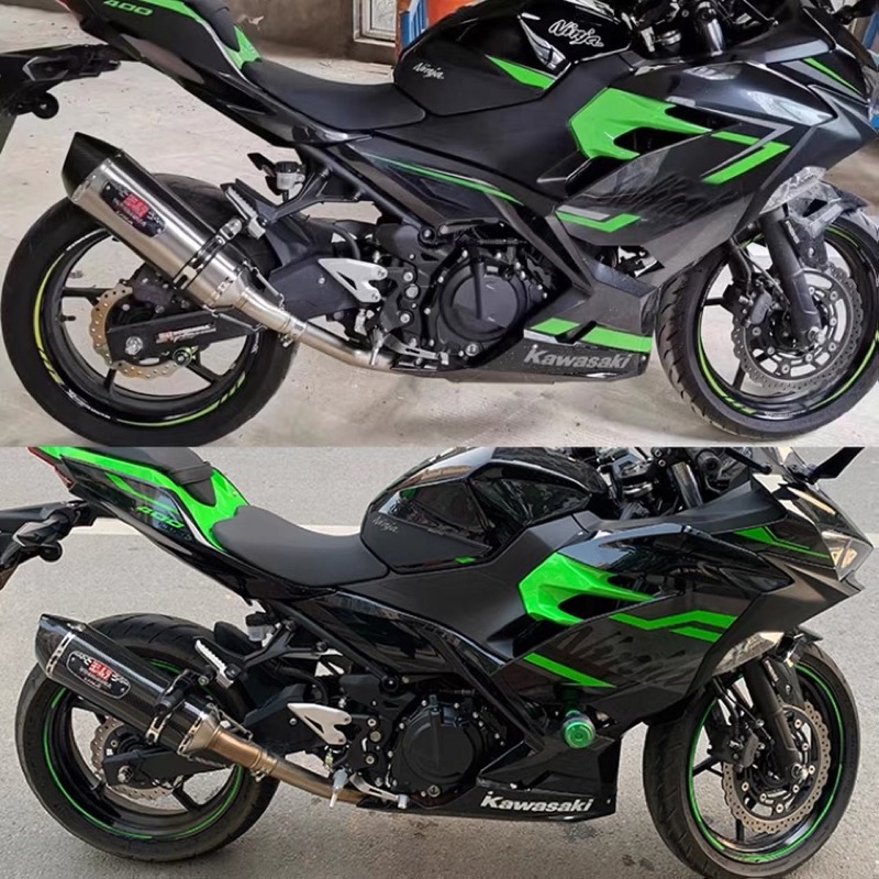 川崎 KAWASAKI NINJA 400 中尾段排氣管 原廠直上