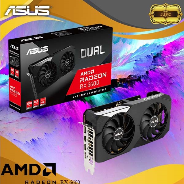 🔥🔥 熱 🔥🔥華碩雙 RADEON RX 6600 8GB GDDR6 AMD 顯卡 [DUAL-RX6600-8G]