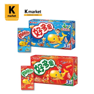 【Kmarket】韓國Orion好多魚餅乾-烤蝦風味/海苔風味/巧克力風味