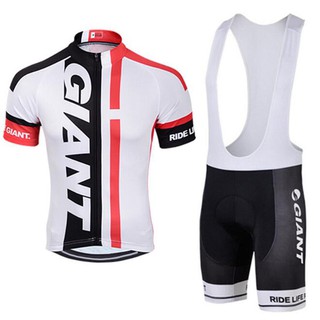 Cycling GIANT Pro 騎行服套裝短袖山地自行車衣服
