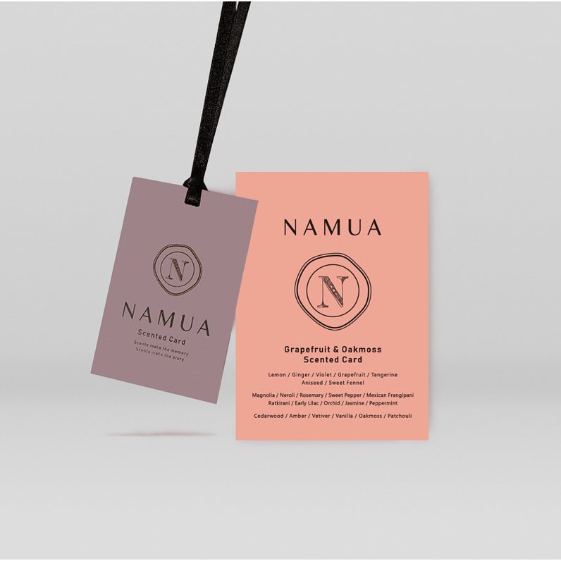 那木瓦 | NAMUA | 葡萄柚 x 橡木苔 香氛卡