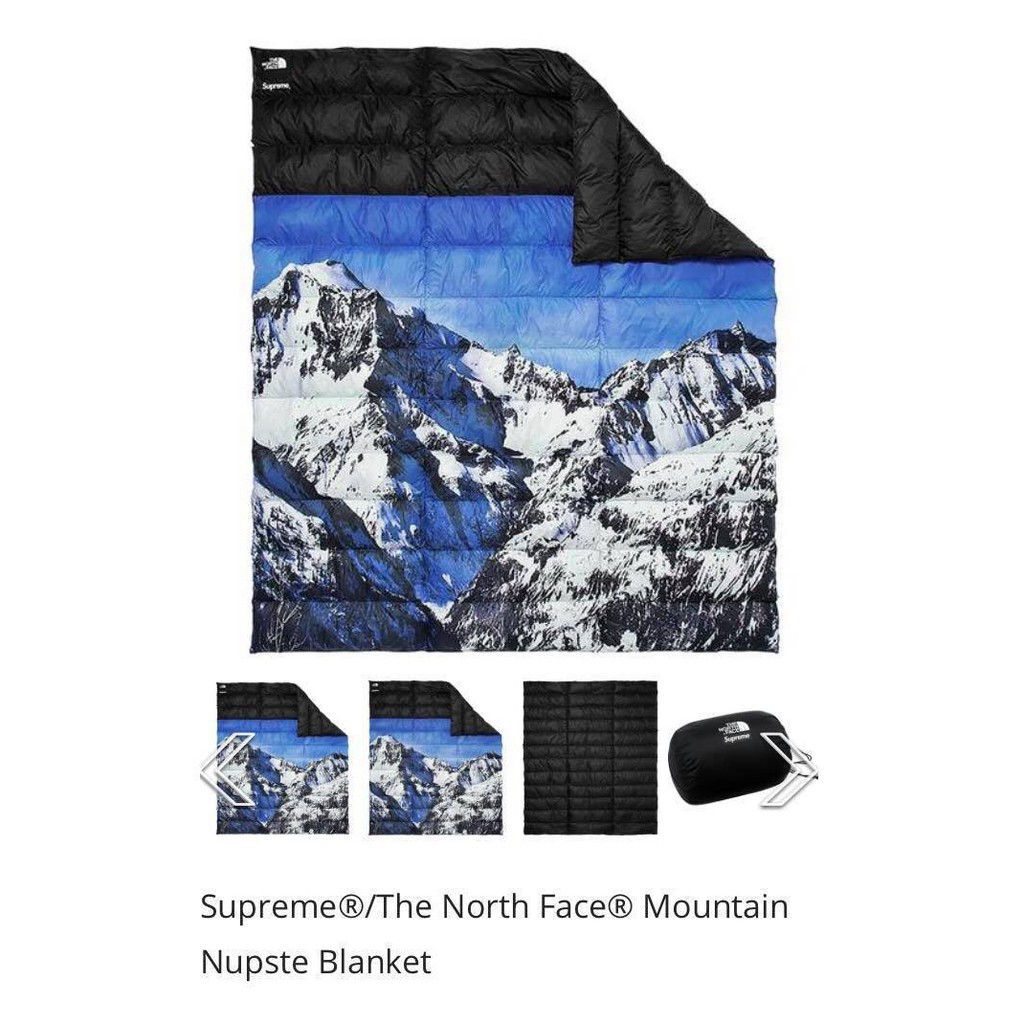 supreme x north face blanket