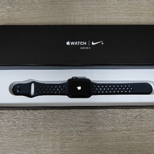 APPLE 手錶 38mm Nike運動錶環 3代 黑色