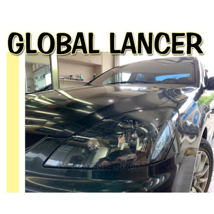 JY MOTOR 車身套件~三菱 GLOBAL LANCER VIRAGE 03 04 05 06 07 黑框藍鑽 大燈