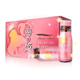 日本原裝海之姬海洋膠原蛋白飲品-尊榮版一盒10瓶