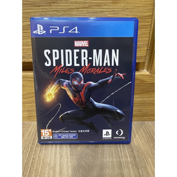 PS4 蜘蛛人 漫威蜘蛛人：麥爾斯·摩拉斯 二手 可升級PS5
