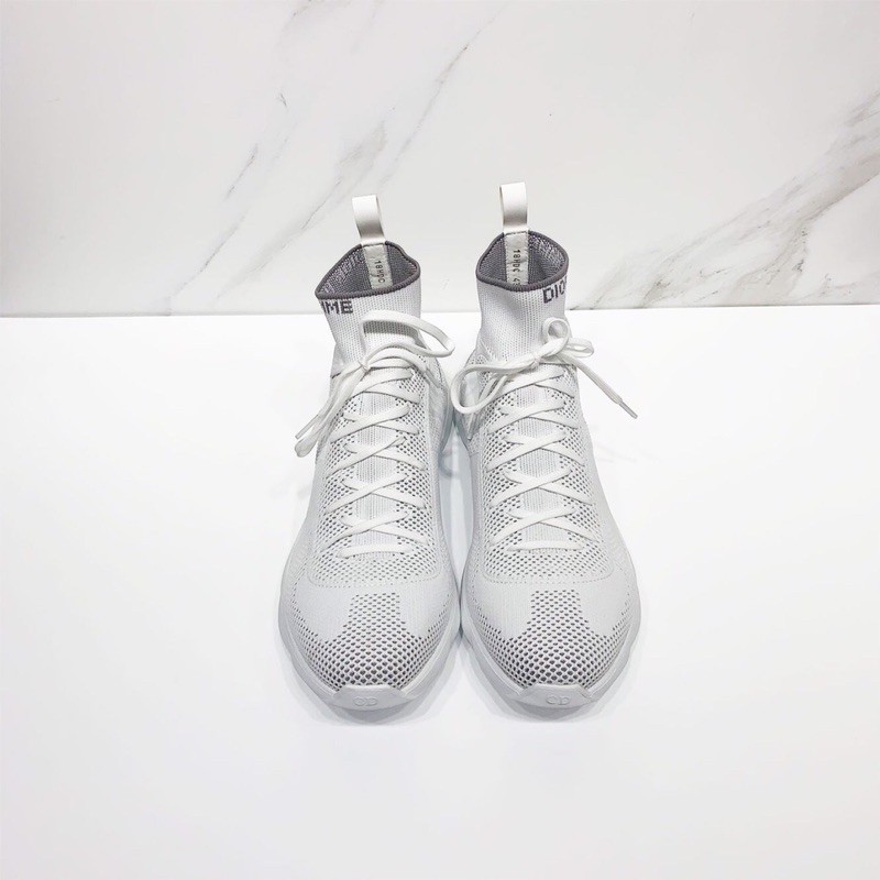 Dior Men B25白色高筒運動鞋👟