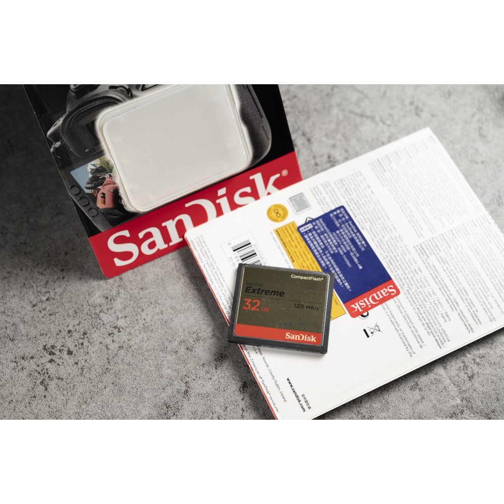 【買錯賠售】SanDisk Extreme CF 32GB / 64GB 120MB/s 創見多合一讀卡機 增你強公司貨