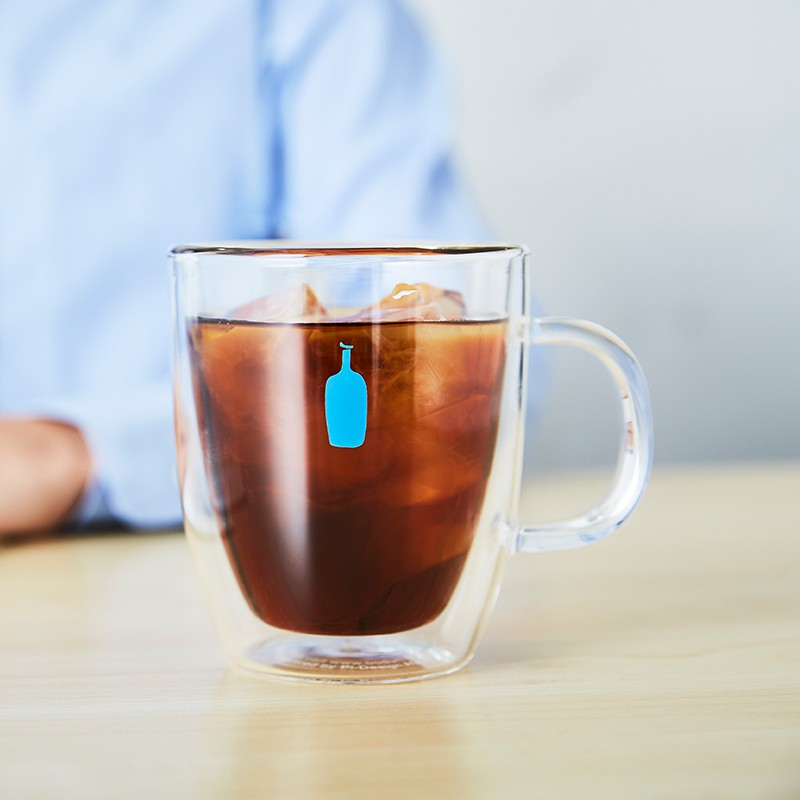 《預購》小藍瓶 BLUE BOTTLE COFFEE BODUM 雙層玻璃咖啡杯(日本帶回)