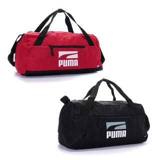 PUMA Plus 運動 休閒 健身包 側背包 07839001 黑 005 紅