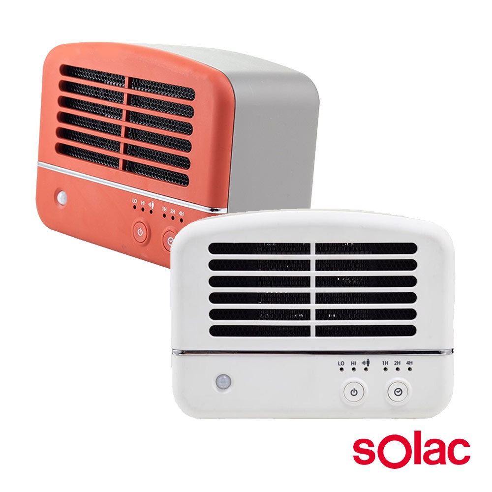 sOlac SNP-K01 人體感應陶瓷電暖器  電暖爐 紅 白 公司貨