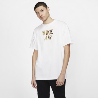 台灣公司貨 NIKELAB AF1 NIKE AIR 寬鬆 黑白 蛇紋 LOGO 短TEE CJ1783 100 010