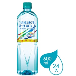 台鹽海洋鹼性離子水(600mlx24瓶/箱)