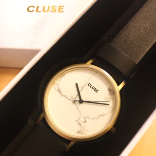 現貨 荷蘭精品CLUSE大理石系列金框手錶38mm
