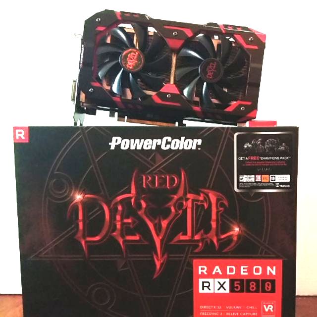 撼訊 紅魔 RED DEVIL RX 580 8GB GDDR5