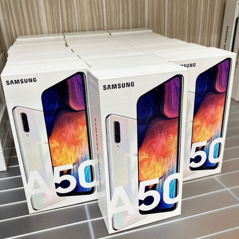 《熱銷補貨中🚛》全新原廠展示福利品‼️Samsung A50 6GB/128GB 白色 鏡面白