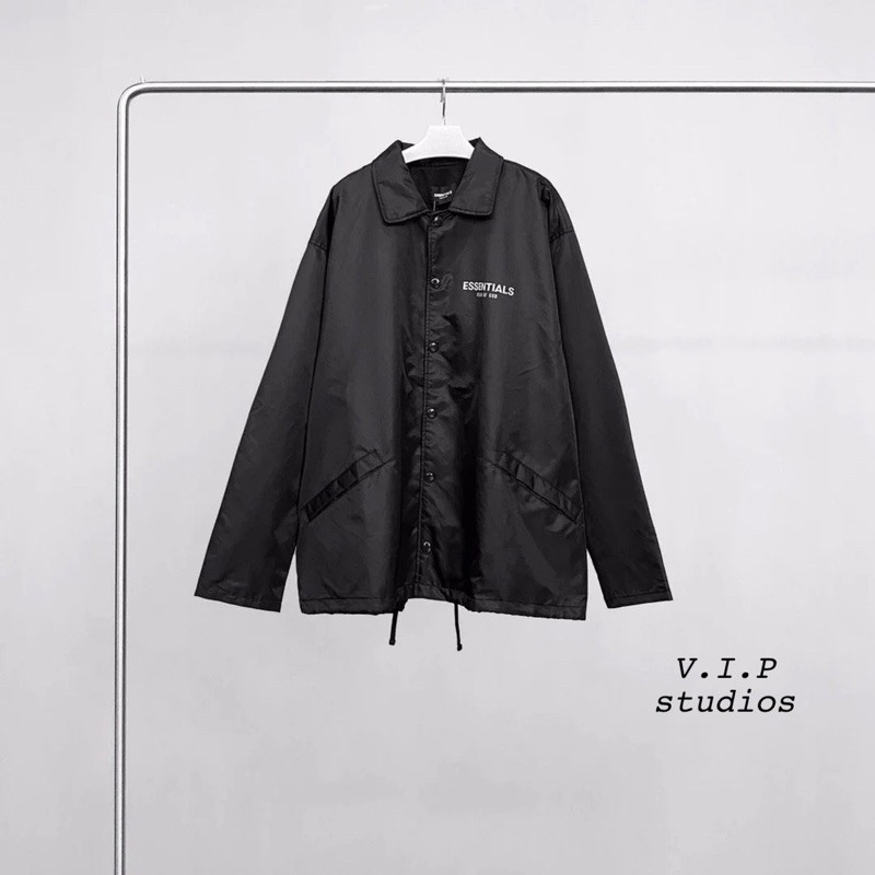 《V.I.P》 FOG Essentials FW19 Jacket 反光 外套 黑色