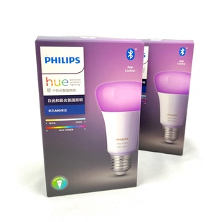 PHILIPS 飛利浦 個人連網智慧照明 hue LED 燈泡 9W 彩光 單顆 E27 220V 藍芽版 #0