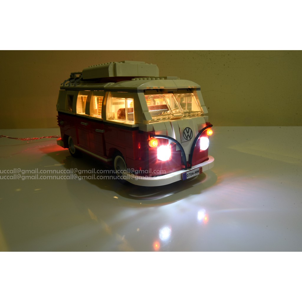 [樂高燈組]LEGO 10220 Volkswagen T1 Camper Van 福斯露營車-LED 燈組