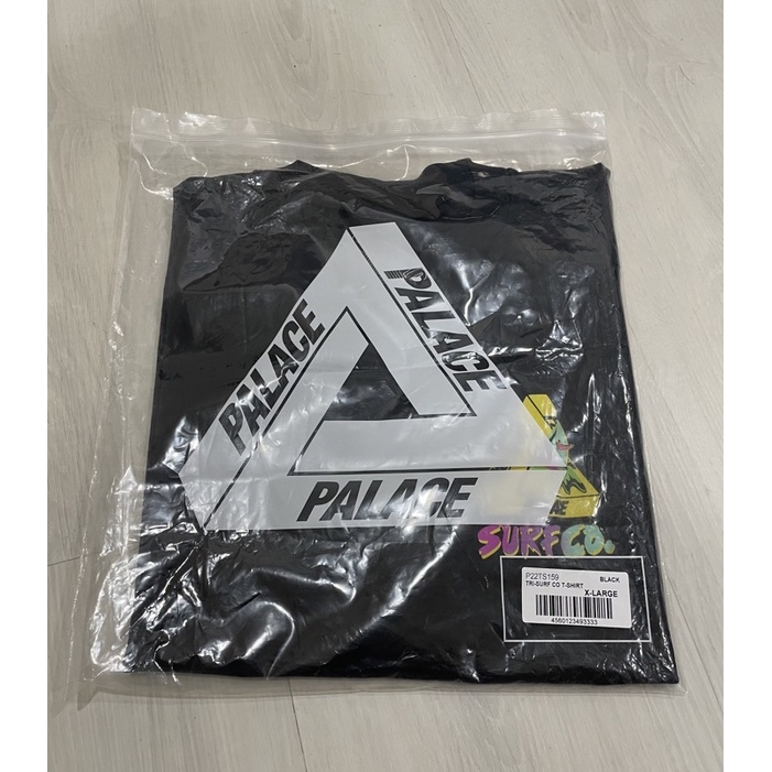 Palace Skateboards Tri-Surf Co T-shirt Black 短袖 衣服 黑色 XL