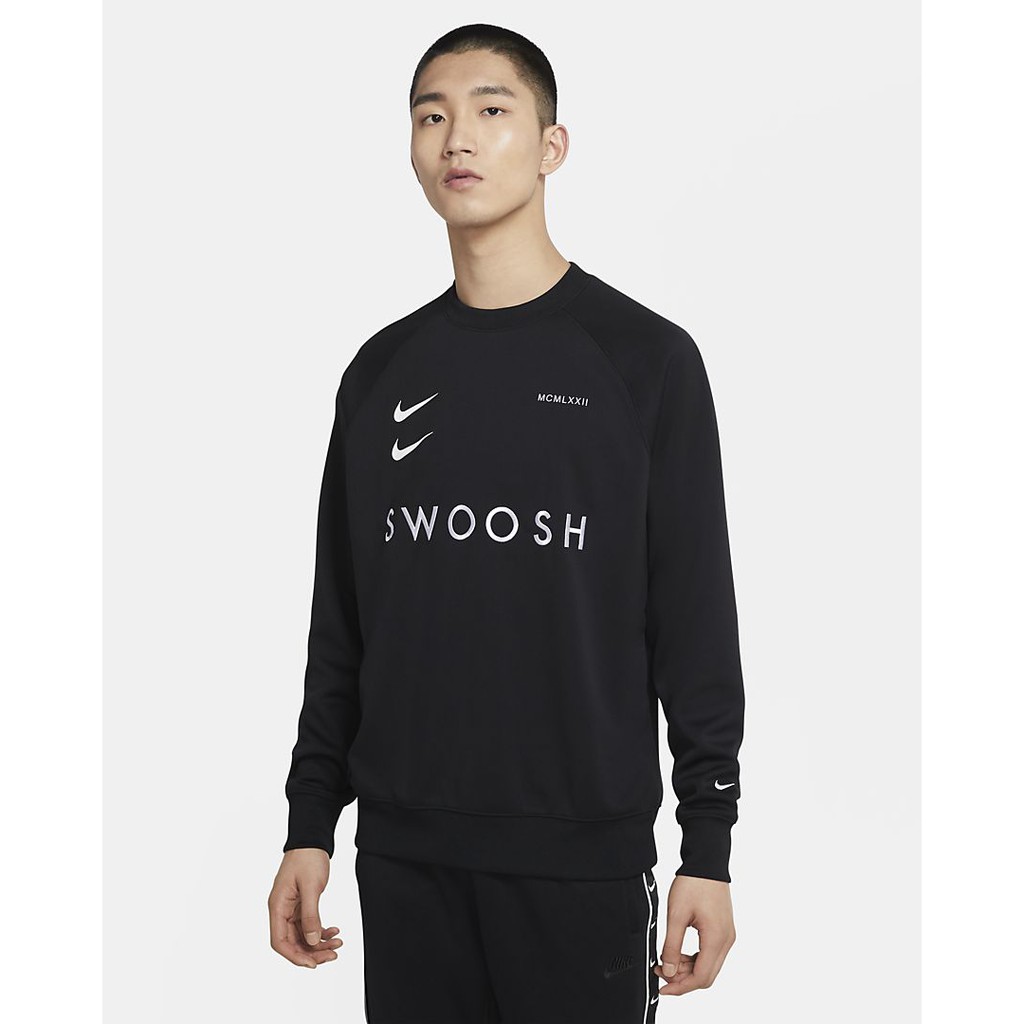 柯拔Nike Sportswear Swoosh CJ4841-010 黑CJ4841-100 白大學T | 蝦皮購物