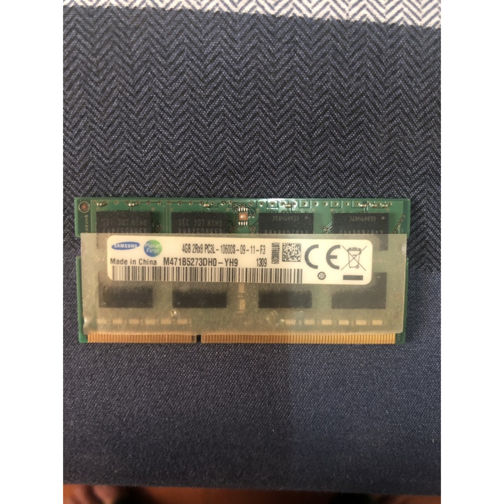 三星 4G DDR3 1333 PC3L-10600 省電版 雙面 筆記型電腦記憶體