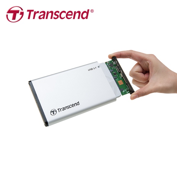 【台灣保固】Transcend 創見 StoreJet 25S3 2.5吋 SSD / HDD 硬碟外接盒 鋁製金屬外殼