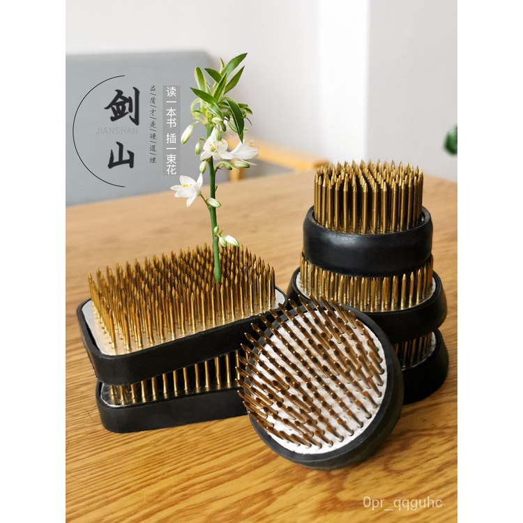 新作ウエア 銅製 花器 池坊 - 置物