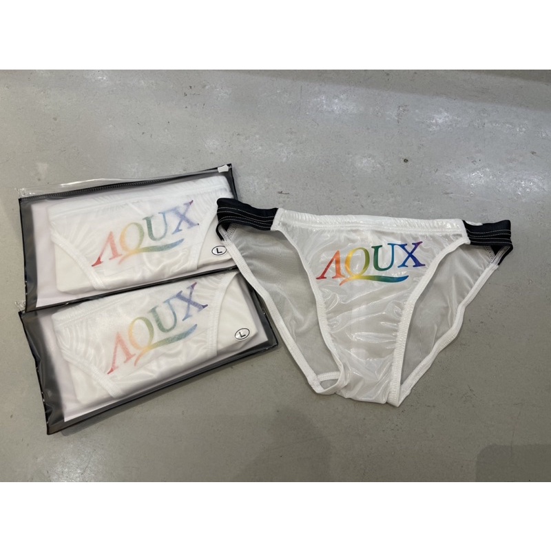 [LOU lect’S] AQUX rainbow pride sheer同志驕傲月 透明 比基尼泳褲 三角泳褲