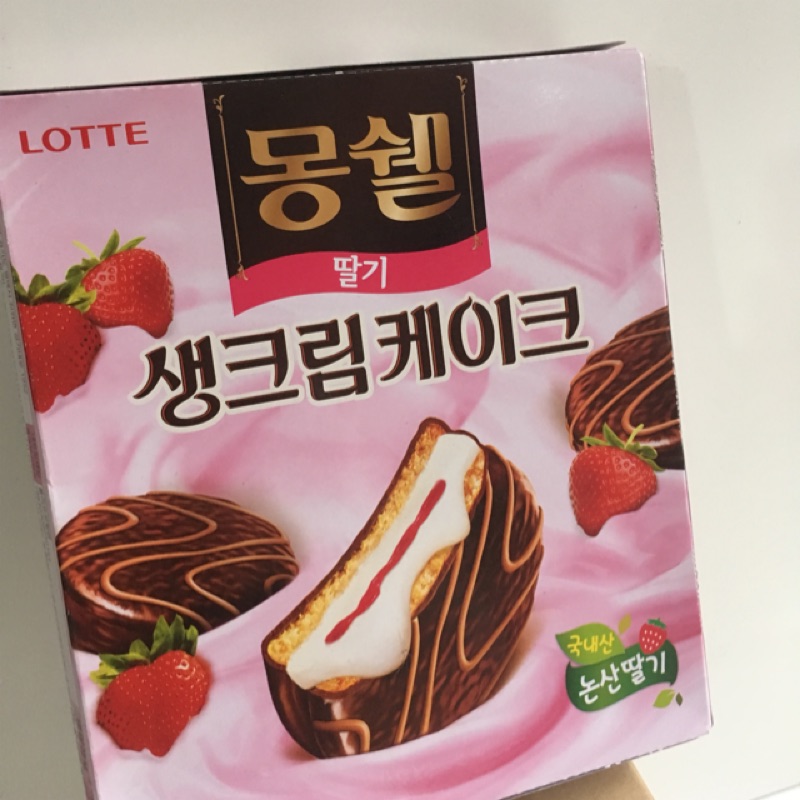 LOTTE 草莓巧克力派12入