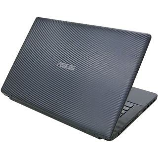【EZstick】ASUS R409 R409J 黑色卡夢紋機身貼 (含上蓋+鍵盤週圍貼) DIY包膜