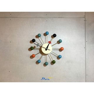 【挑椅子】北歐風 經典彩球鐘/木球鐘 Ball Clock 時鐘 (復刻版) XC-001