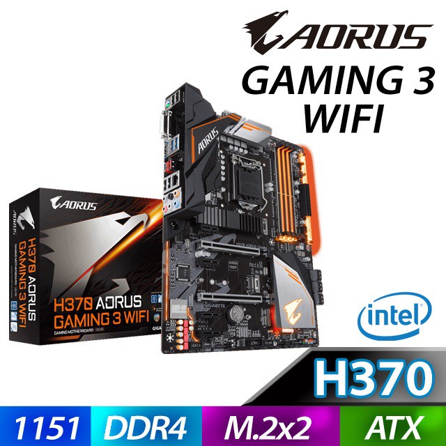 Gigabyte 技嘉 H370 AORUS Gaming 3 WIFI 主機板