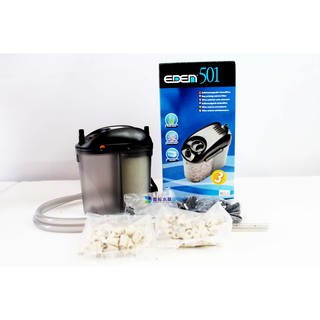 墨耘水族 EDEN 伊登 501 外置式 圓桶過濾器 300L/H 桶式過濾器 F-E501