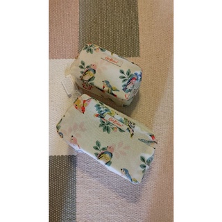 英國Cath Kidston喜鵲印花防水帆布收納包